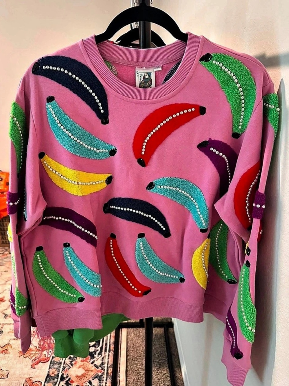 Queen Of Sparkles Banana Sweatshirt